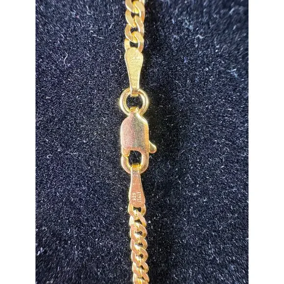 Moissanite Turtle Necklace - 14k Vermeil over 925 Sterling - Picture 6 of 8